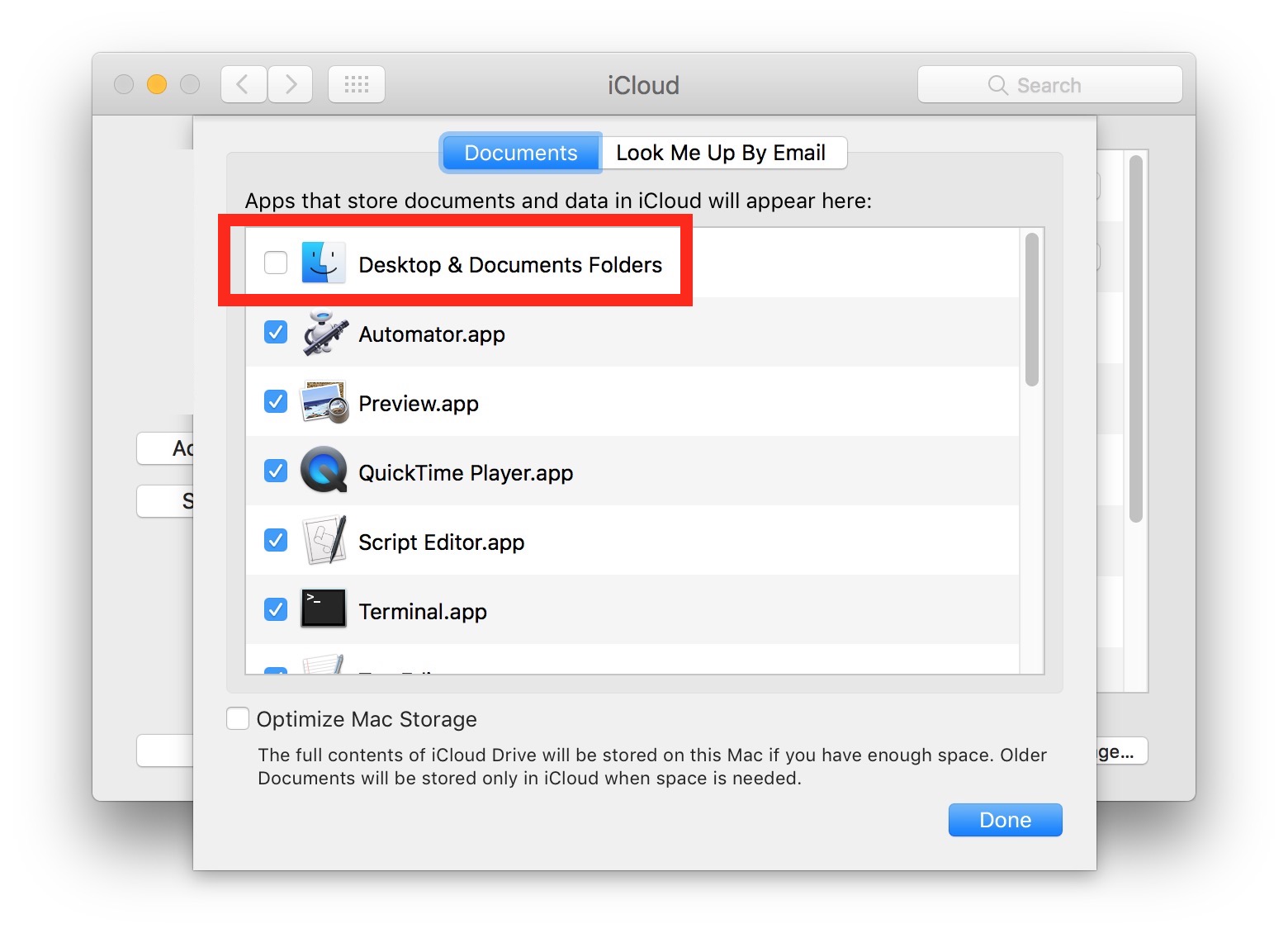 How to stop icloud download on mac